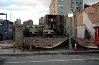 Ratner fence falls!
