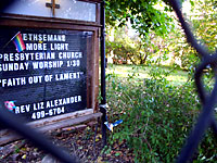 Holy irony! Church named for a garden sells it