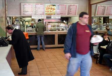 At your local pizzeria,  it’s hold the tables!