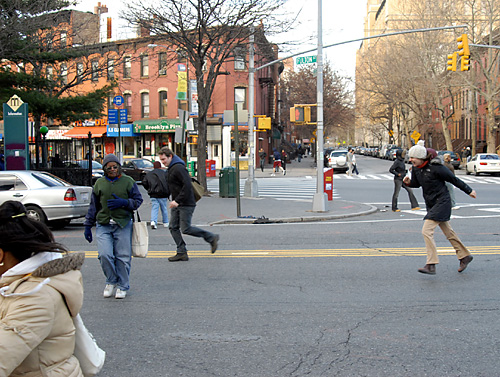 Doing the Fort Greene shuffle