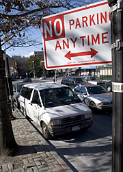 Roadhogs! State officials agree to stop stealing parking spaces