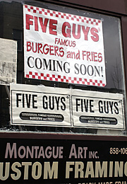 Where’s the beef? It’s all over the place on Montague Street
