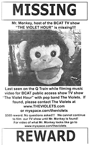 Band loses monkey muse