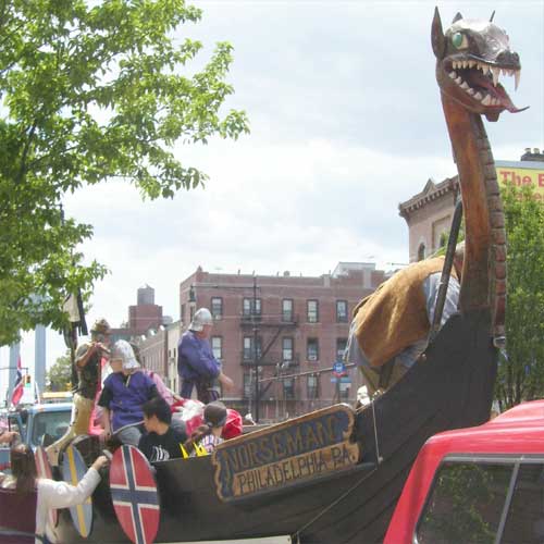 Viking ship lands in Ridge