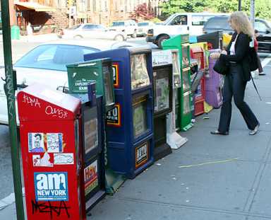 Boxing day in Slope for newspapers