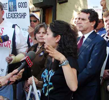 Boo-liani in Bay Ridge; Protestors rally against Rudy