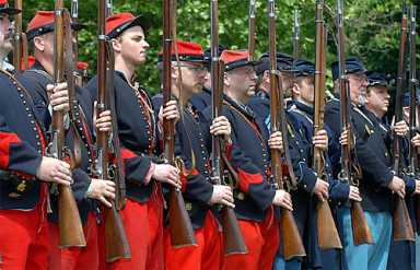 Civil War action at Green-Wood