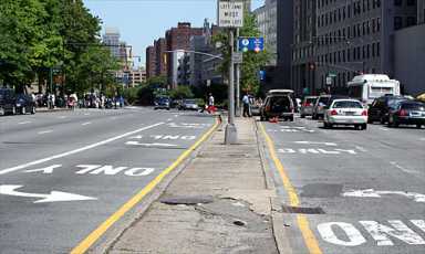 Downtown strip goes green