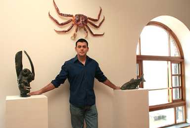 Crab man’s arty grab bag
