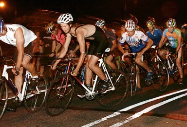 Nighttime bike race skirts rules in Prospect Park