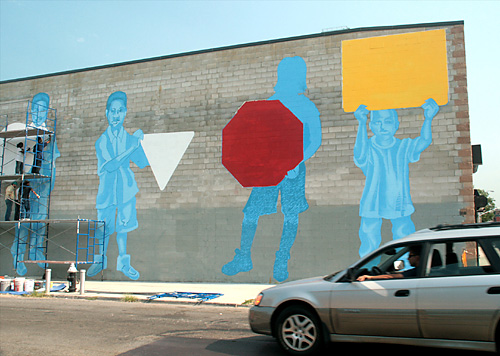 Mural support on 3rd Ave
