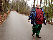 ‘Fat’ reality star marched off