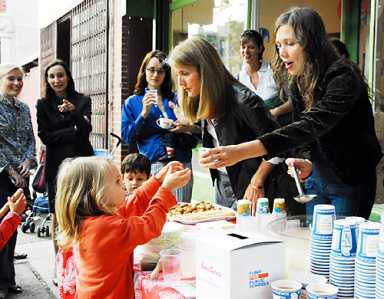 We threw a lemon and Maggie made lemonade