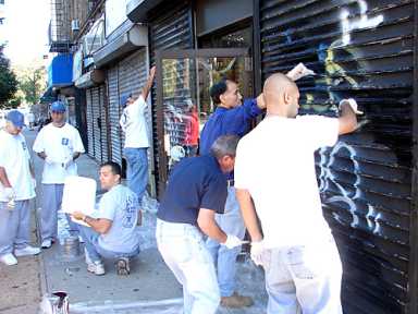 Graffiti busters on 7th