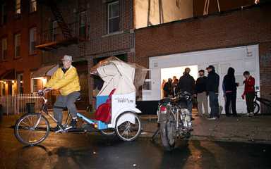 Pedaling some art in Williamsburg