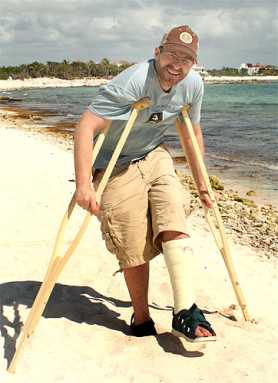 Gersh’s ankle goes on vacation