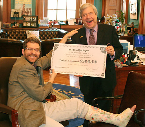 Scandal! Beep accepts our check, but says auction was a fake!