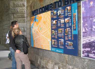 Tourists’ welcome map