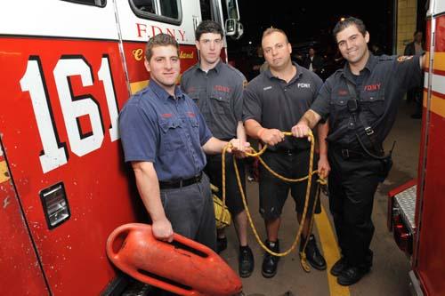 Firefighters fight deadly surf too