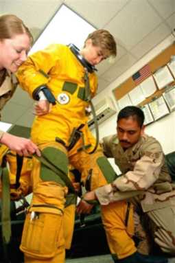 Female fliers at the flight controls – Air Force women pilot the U-2 Dragon Lady at 70,000 feet in the air