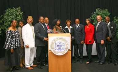 Governor Paterson in Bklyn for NAACP honors