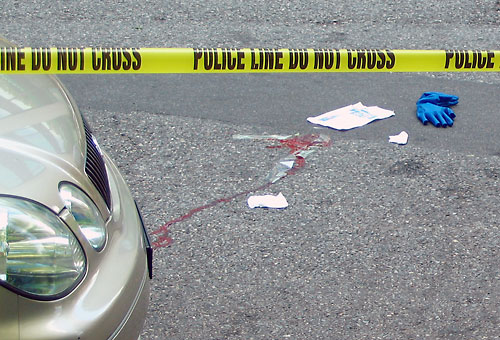 A hit and run on Court St.