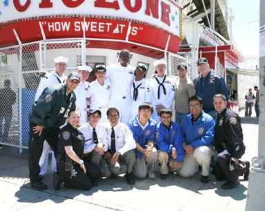 Fleet takes in Coney Island