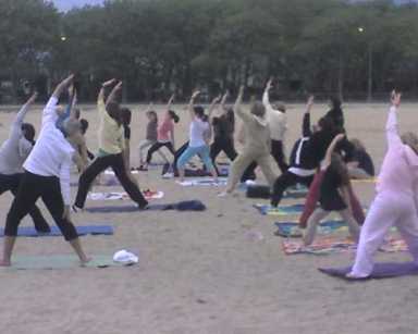 It’s a stretch in Manhattan Beach