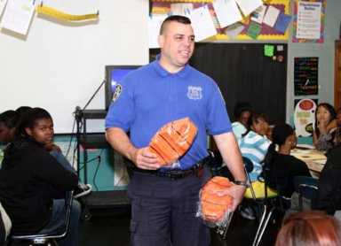 Local Lawmen and lawmakers inspire I.S. 14 students