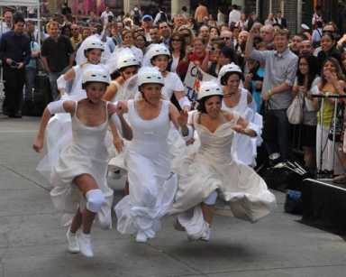 Off to the races: Bridezilla’s mad dash for nest egg