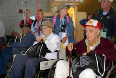 Cheers for World War II vets