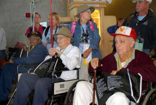 Cheers for World War II vets