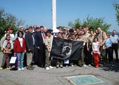 Standing tall on Lookout Point