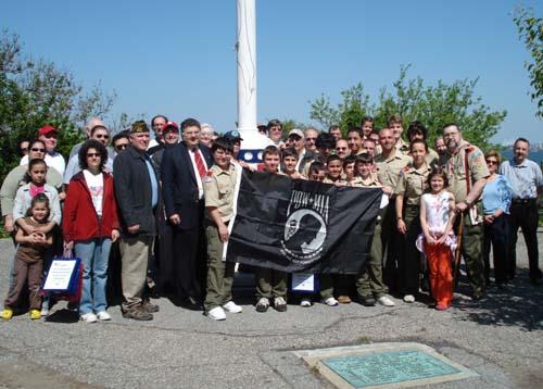 Standing tall on Lookout Point