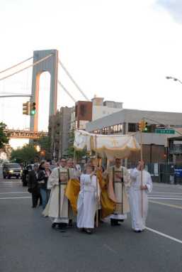 St. John’s parishioners hold feast of Corpus Christi