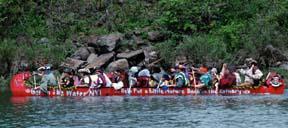 Dress up for a long paddle