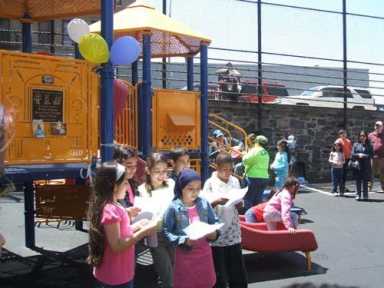 Playground triumph & tragedy – P.S. 124 dedicates new space to children lost in traffic accidents