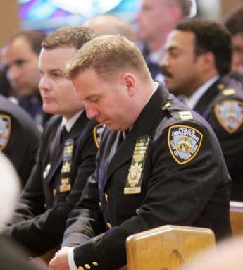 Tall salute to fallen cops