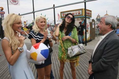 ‘The Girls Next Store’ hit the town – Playboy Bunnies strut their stuff on Coney’s boardwalk & get an official welcome