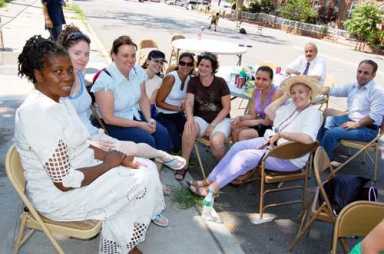 Summer Fun supercedes traffic on 84th Street