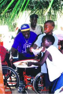 BK man aids ‘Blood Diamond’ casualties