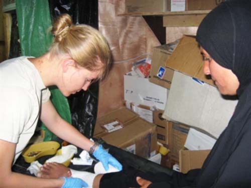 Caring on the Iraqi front lines