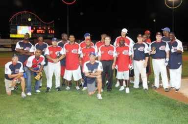 Stars come out for softball challenge