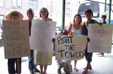 Residents protest Prospect Lefferts Gardens condos