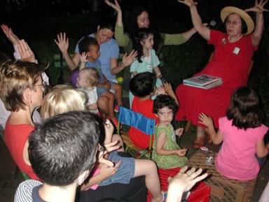 Summer brings storytime to the garden