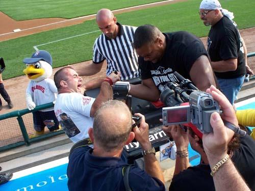 Battling biceps, fighting forearms