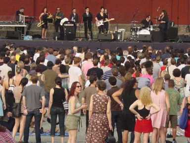 Keeping cool at Mccarren Park pool