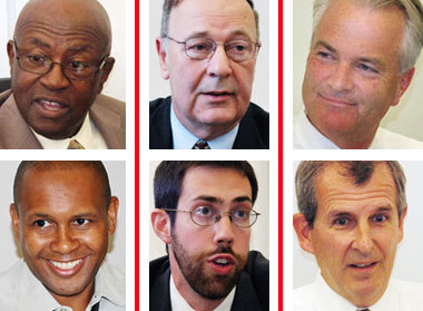 Six men and The Paper