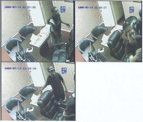 Hooligans caught on tape