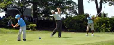 Military kids tee off with the pros – Youngsters go full swing on Congressional Country Club course
